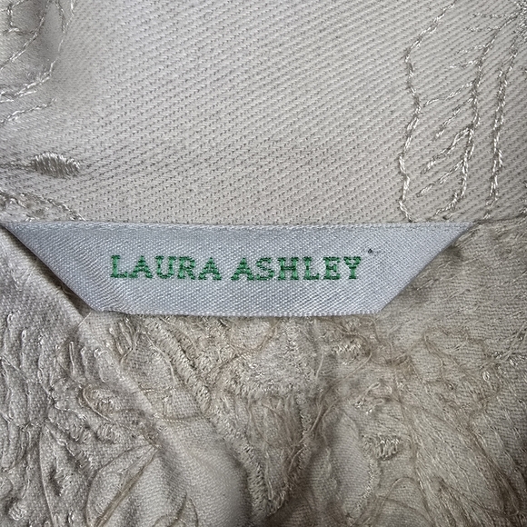Laura Ashley Embroidered Cotton Jean Jacket - Picture 7 of 16
